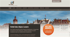 Desktop Screenshot of desalpes-luzern.ch