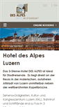 Mobile Screenshot of desalpes-luzern.ch